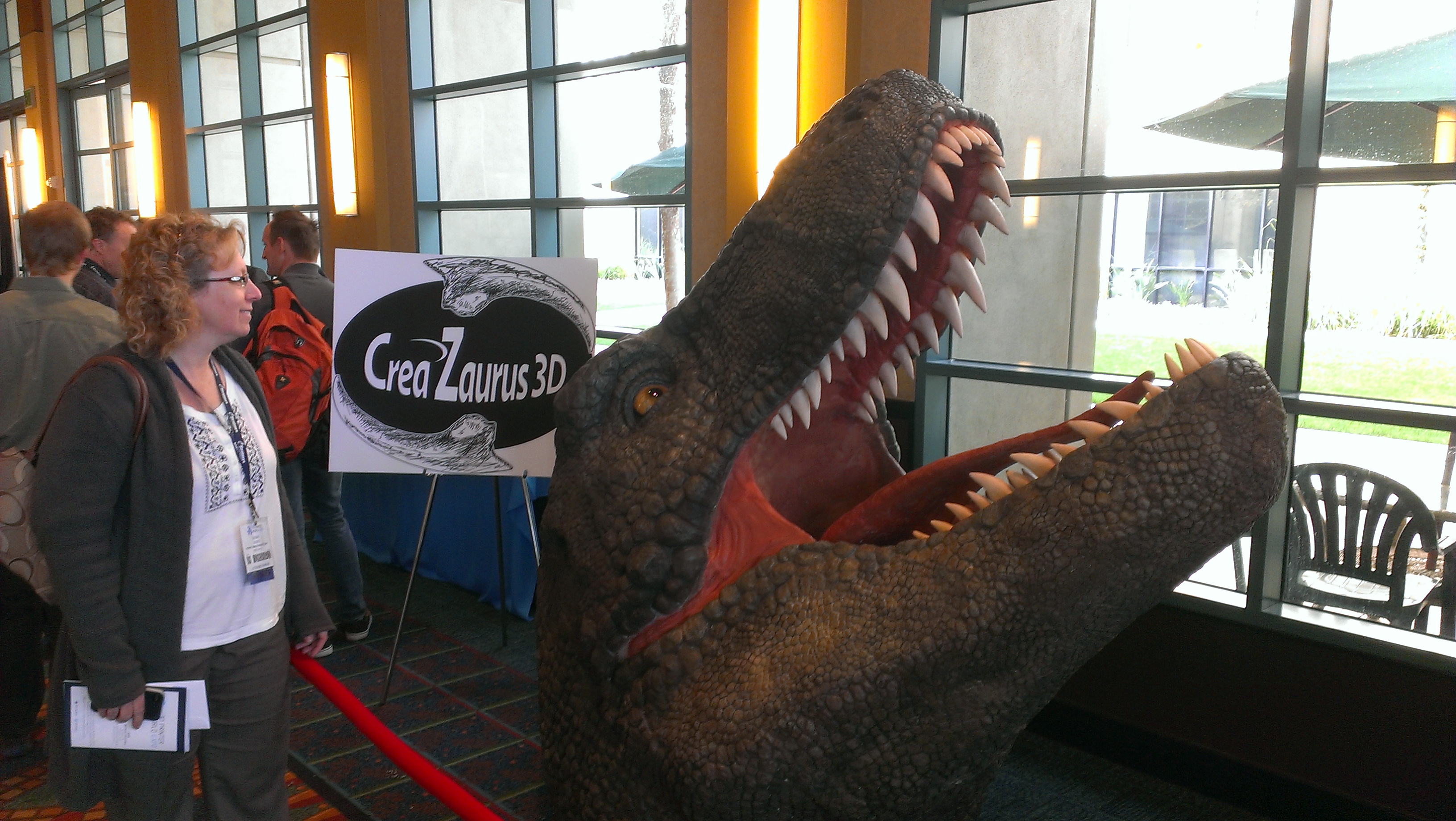 At the 3D Printer World Expo in Burbank