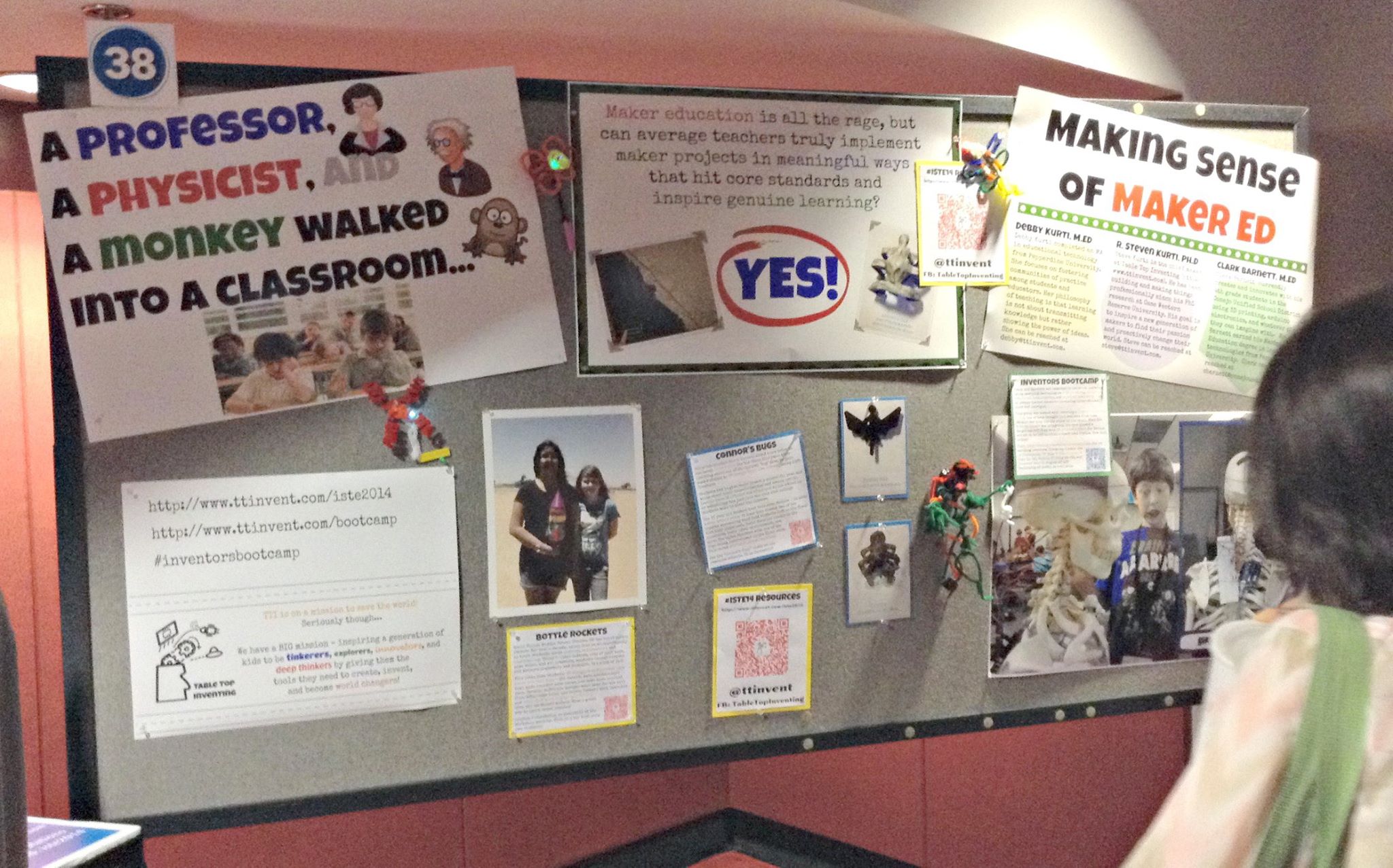 Table Top Inventing is “Making Sense of Maker Ed” at the ISTE 2014